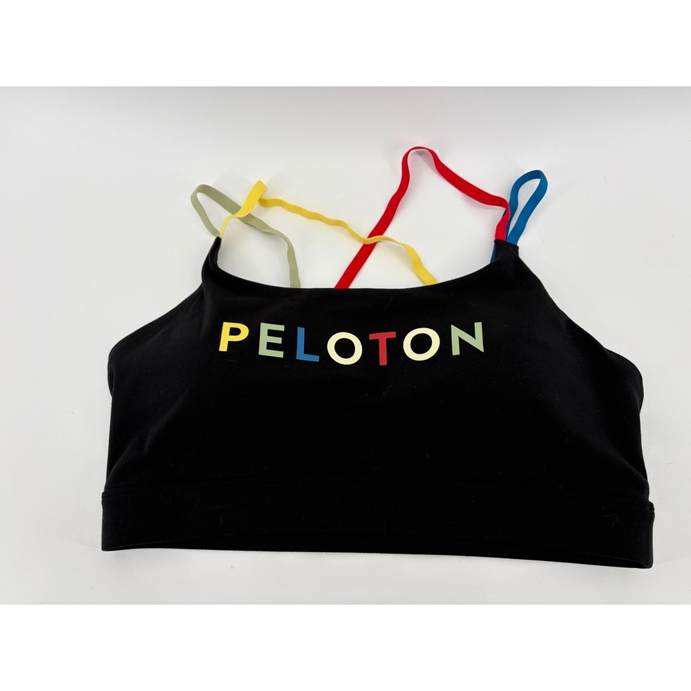 Peloton‎ Cadent Strappy Sports Bra, Colorful Straps, Women's Size 1X, NWOT